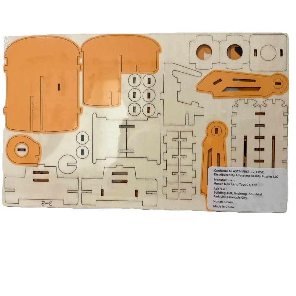 Allessimo Artisolve‎ 3D Wooden Excavator Assembly Model Kit 8+